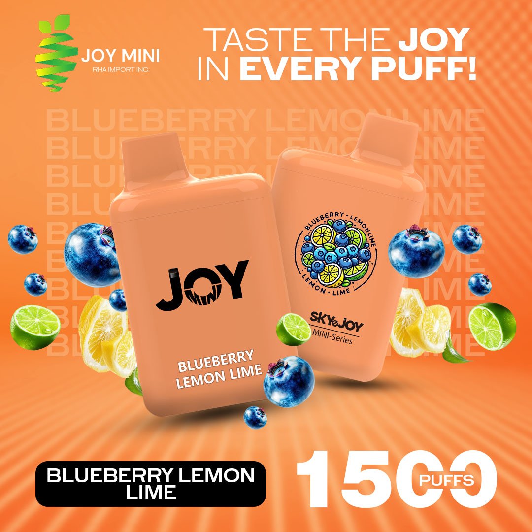 Joy Mini Blue Berry Lemon Lime flavor poster