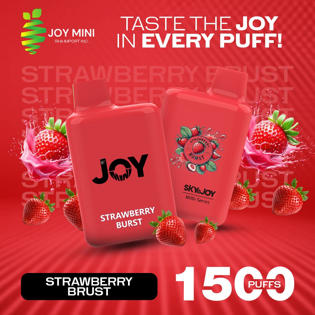 Joy-Mini-strawberry-brust--flavor-poster