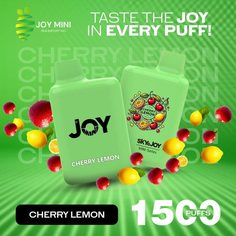 Joy Mini Vape cherry lemon flavor