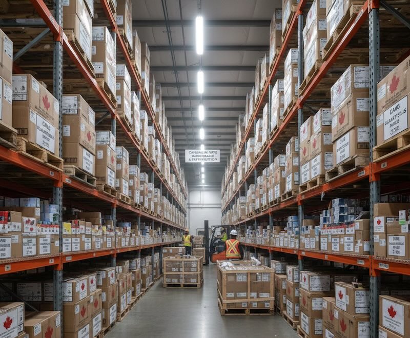 wholesale vape distribution process in Canada