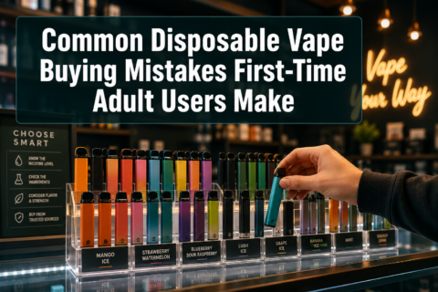 Common Disposable Vape Buying Mistakes First-Time Adult Users Make
