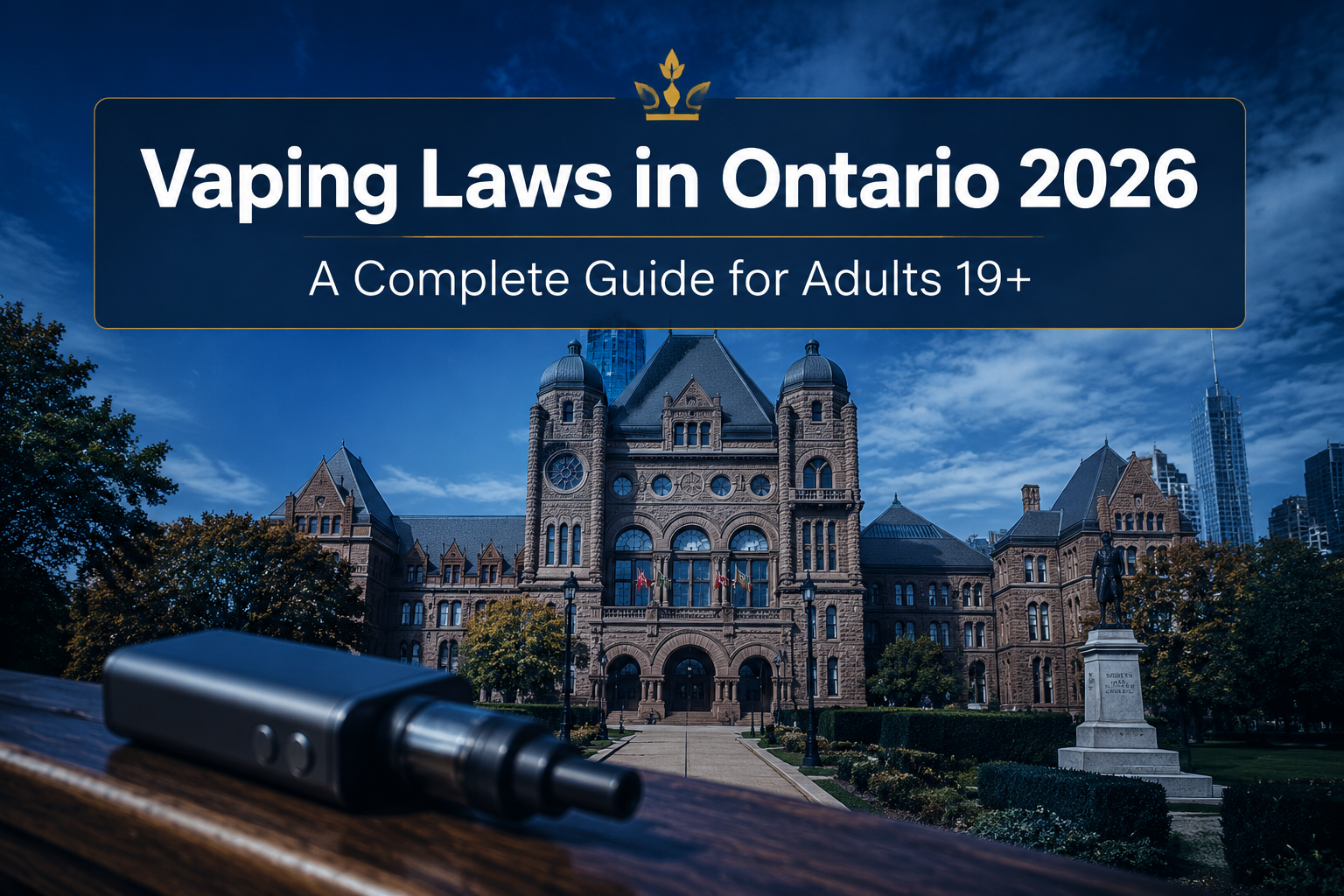 Vaping Laws in Ontario 2026: A Complete Guide for Adults 19+