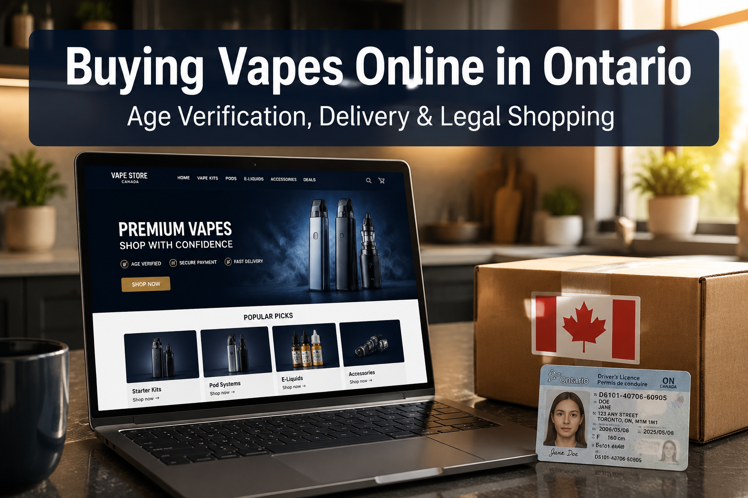 Buying Vapes Online in Ontario: Age Verification, Delivery, and Legal Shopping