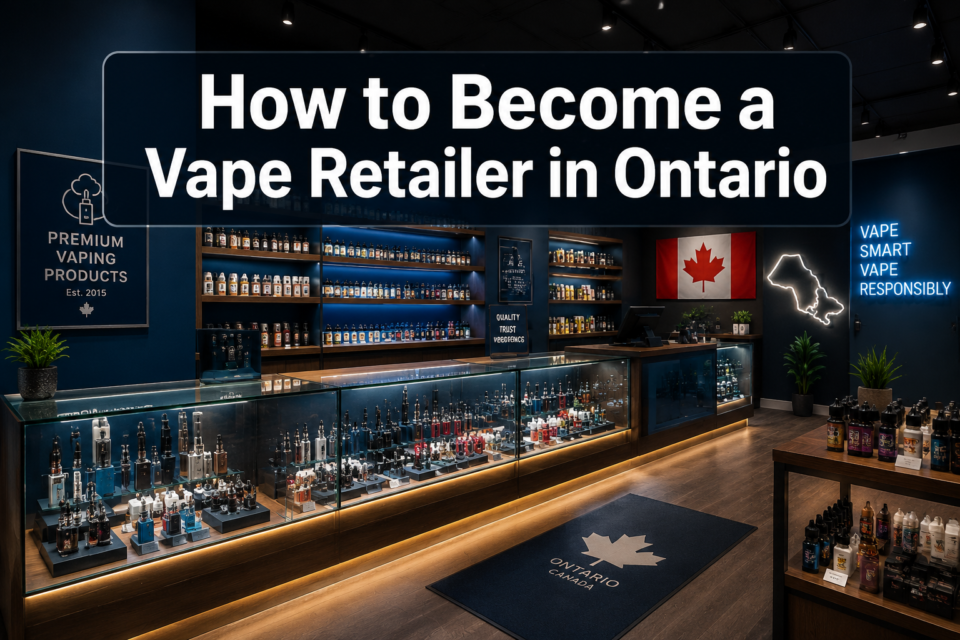 How to Become a Vape Retailer in Ontario: A Step-by-Step Setup Guide