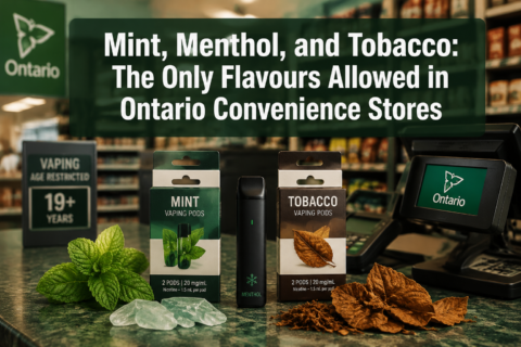 Mint, Menthol, and Tobacco: The Only Flavours Allowed in Ontario Convenience Stores