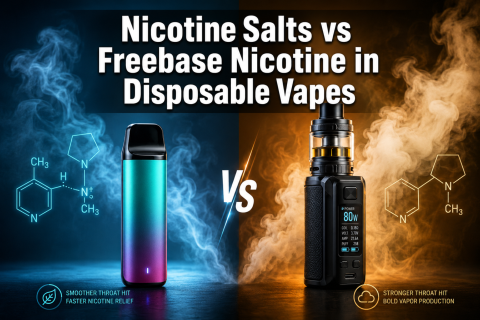 Nicotine Salts vs Freebase Nicotine in Disposable Vapes