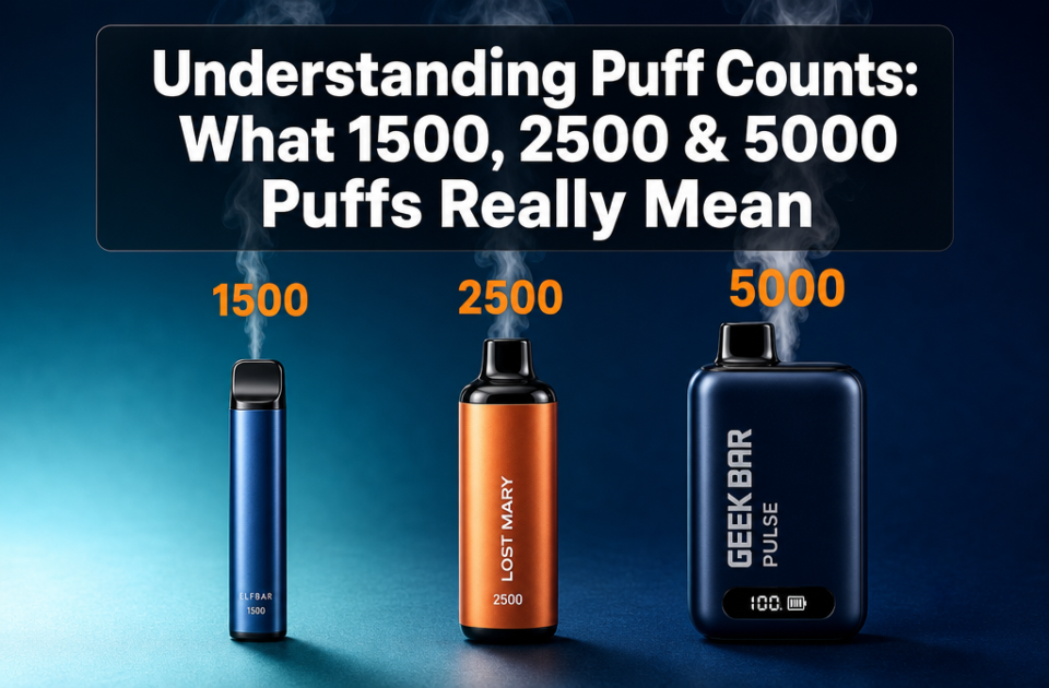 Understanding Puff Counts: What 1500, 2500, and 5000 Puffs Really Mean