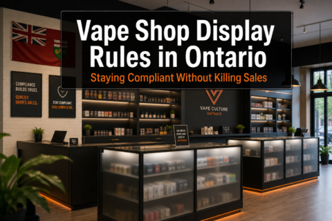 Vape Shop Display Rules in Ontario: Staying Compliant Without Killing Sales