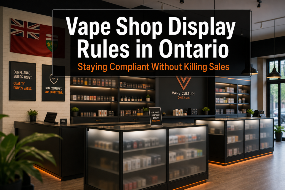 Vape Shop Display Rules in Ontario: Staying Compliant Without Killing Sales