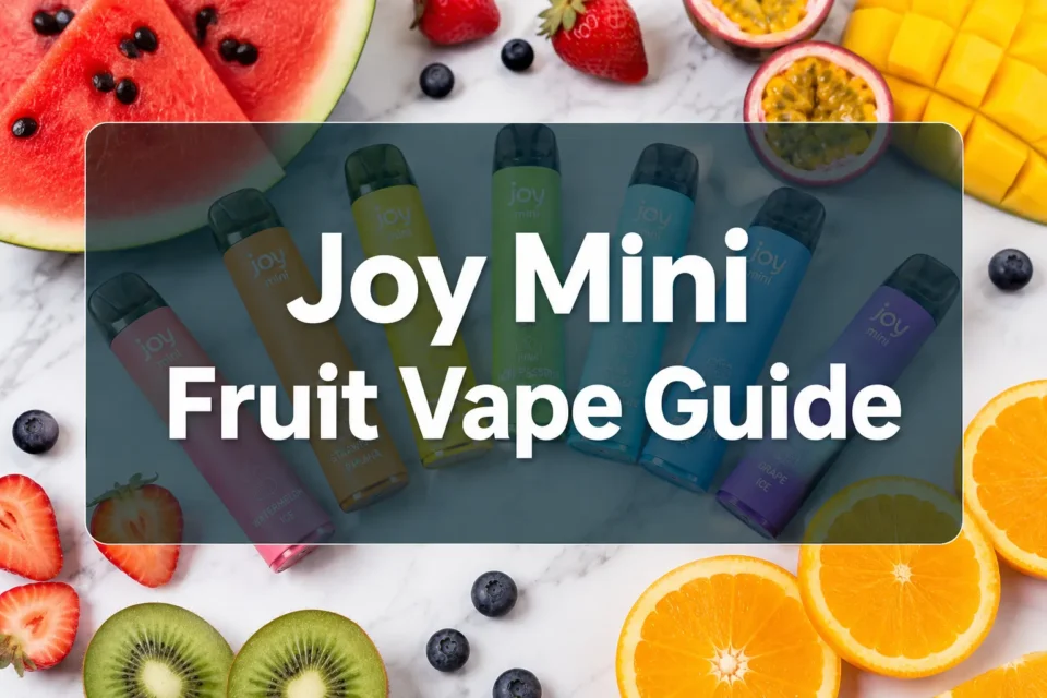 Joy Mini's Fruit Disposable Vape Range: A Flavour-by-Flavour Guide
