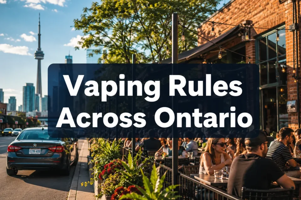 Vehicles, Patios, and Public Spaces: Vaping Rules Across Ontario Cities
