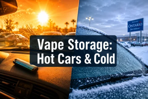 Storing Disposable Vapes in Hot Cars and Ontario Winters