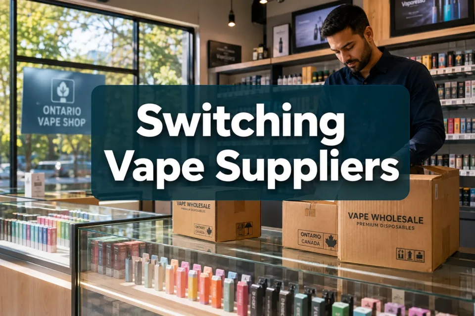 Switching Wholesale Vape Suppliers Mid-Year: What Ontario Retailers Should Plan For