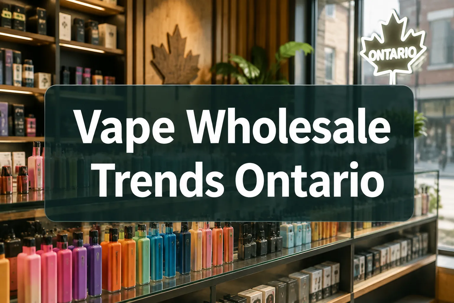 Vape Wholesale Trends in Ontario for 2026: What Retailers Should Stock Next Quarter