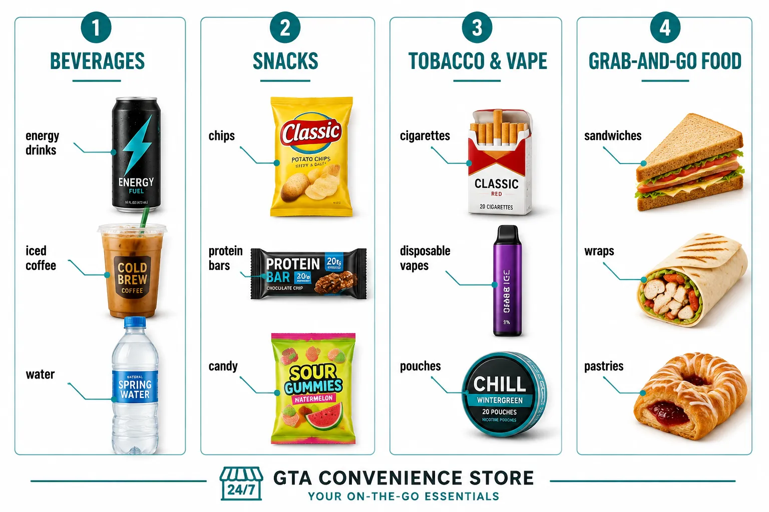What Products Sell Best in Convenience Stores in the GTA?