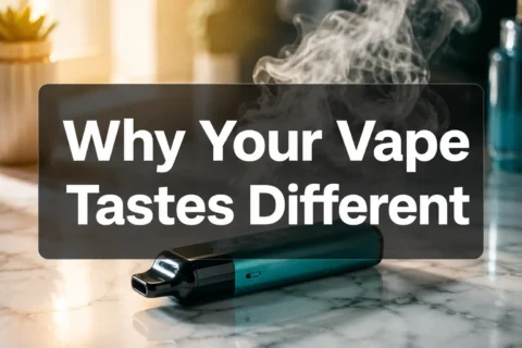 Why Your Disposable Vape Tastes Different Toward the End