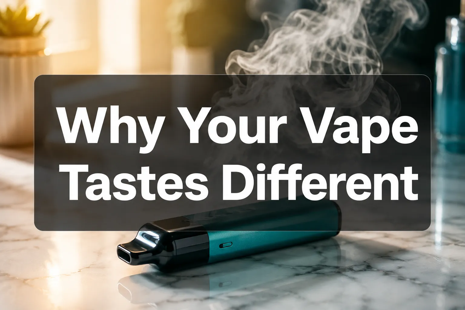 Why Your Disposable Vape Tastes Different Toward the End